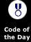 Code of the Day